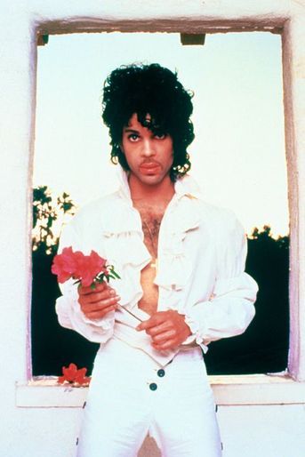 Le chanteur Prince en 1985.