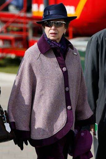 La princesse Anne au Cheltenham Festival, le 16 mars 2016