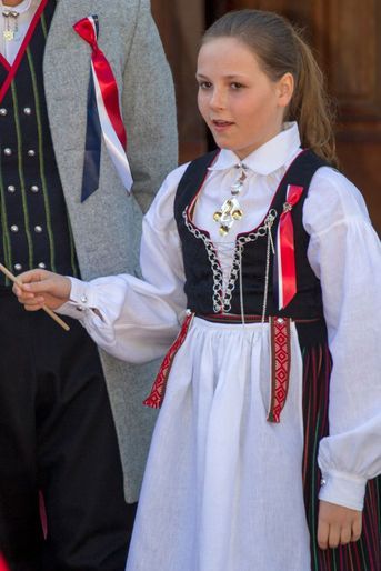 La princesse Ingrid Alexandra de Norvège à Skaugum, le 17 mai 2016