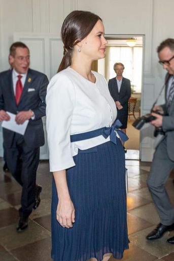 La princesse Sofia et le prince Carl Philip de Suède à Stockholm, le 10 mars 2016