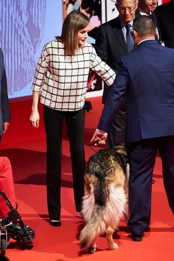 La reine Letizia d&#039;Espagne à Albacete, le 9 mai 2016