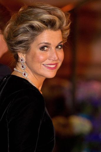 La reine Maxima des Pays-Bas à Paris, le 11 mars 2016