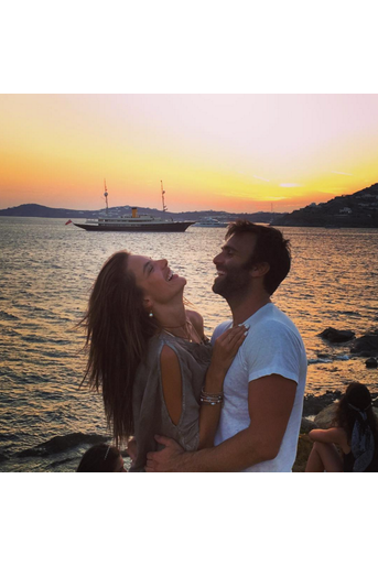 Alessandra Ambrosio et son fiancé Jamie Mazur