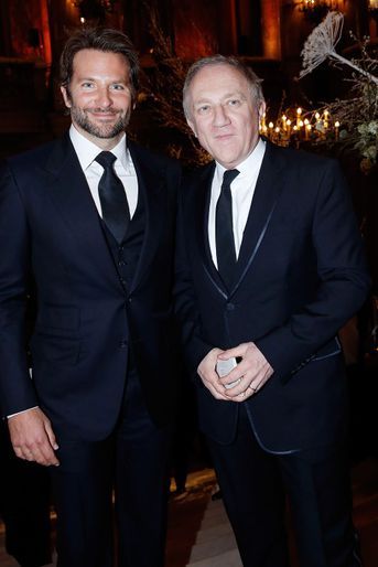 Bradley Cooper et François-Henri Pinault à Paris le 9 mars 2016