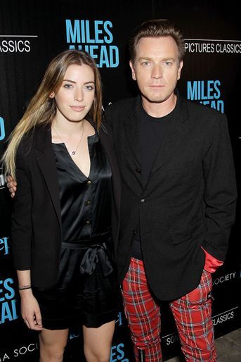 Clara et Ewan McGregor à New York le 23 mars 2016