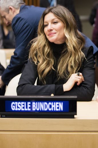 Gisele Bündchen à New York le 3 mars 2016