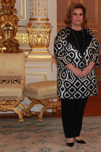 La grande-duchesse Maria Teresa de Luxembourg à Luxembourg, le 26 février 2016