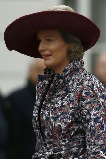 La reine Mathilde de Belgique, le 13 octobre 2015