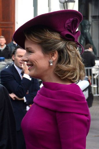 La reine Mathilde de Belgique, le 8 novembre 2013