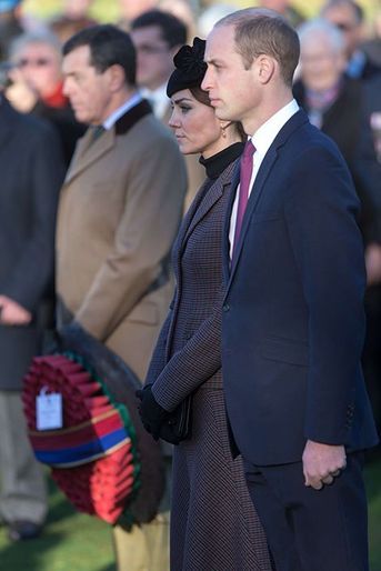 Apparition surprise de Kate Middleton et William à Sandringham