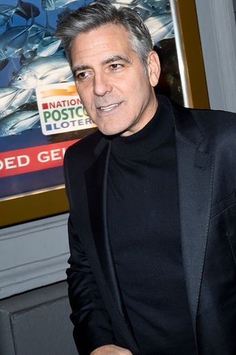 George Clooney à Amsterdam, le 26 janvier 2016