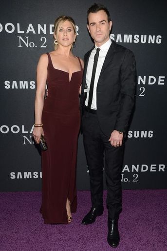 Jennifer Aniston et Justin Theroux à New York le 9 février 2016