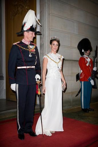 La princesse Marie avec le prince Joachim de Danemark, le 1er janvier 2016