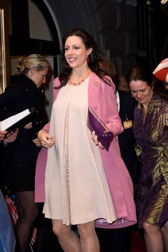 La princesse Viktoria de Bourbon de Parme à Amsterdam, le 26 janvier 2016