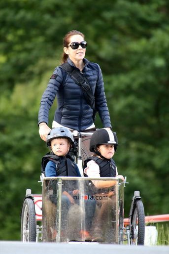 Les jumeaux du Danemark, la princesse Joséphine et le prince Vincent, en juillet 2015