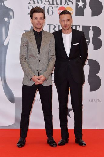 Louis Tomlinson et Liam Payne à Londres le 24 février 2016
