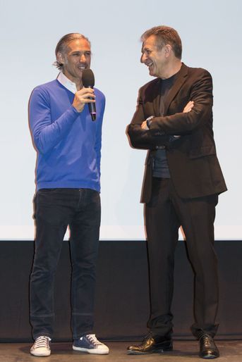 Paul Belmondo et Ezio Greggio à Monte-Carlo le 5 mars 2016