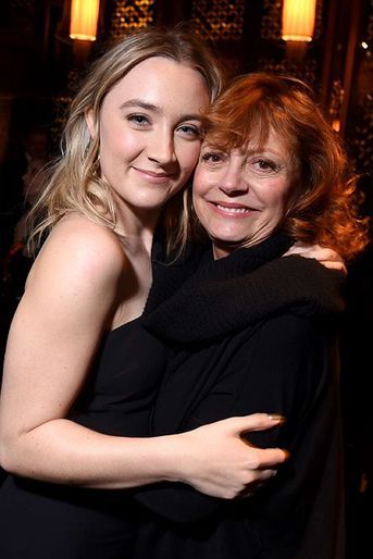 Saoirse Ronan et Susan Sarandon à New York le 4 janvier 2016