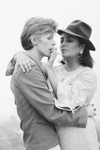 David Bowie et Elisabeth Taylor