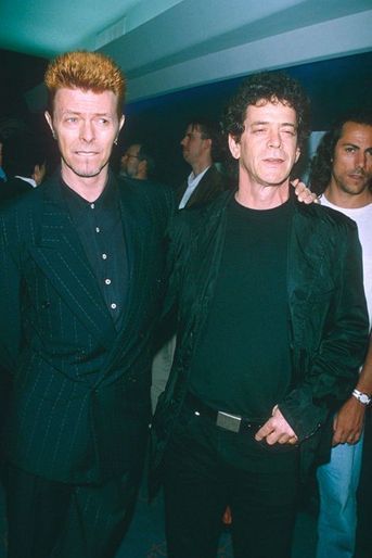 David Bowie et Lou Reed, en 1996