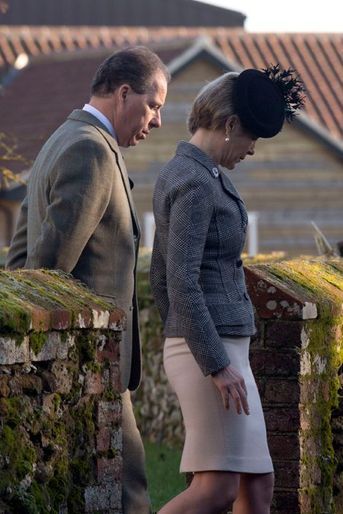 David et Serena Armstrong-Jones à Hillington, le 17 janvier 2016