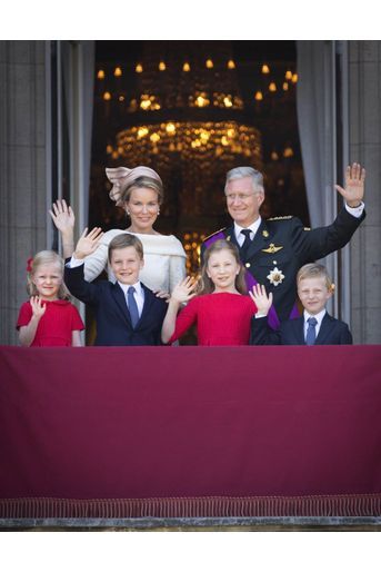 La princesse Élisabeth de Belgique en famille