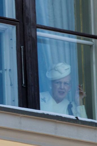 La reine Margrethe II de Danemark à Oslo, le 17 janvier 2016
