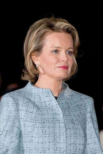 La reine Mathilde de Belgique, le 17 octobre 2014