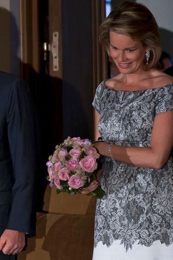 La reine Mathilde de Belgique le 20 juillet 2013