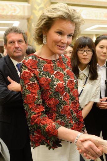 La reine Mathilde de Belgique le 24 juin 2015