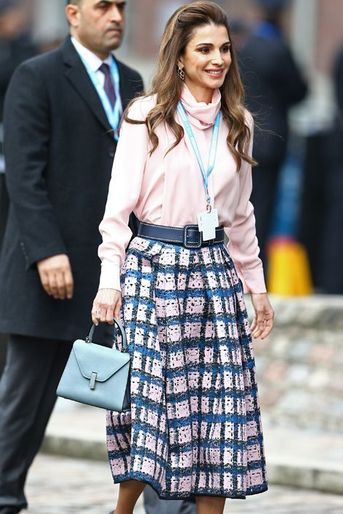 La reine Rania de Jordanie à Londres, le 4 février 2016
