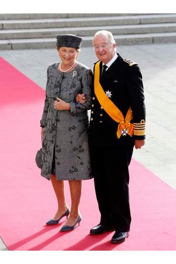 Le roi Albert de Belgique et la reine Paola
