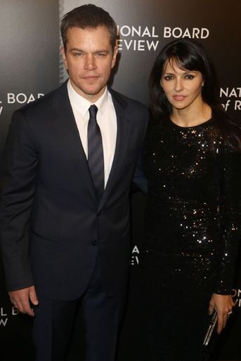 Matt Damon et son épouse Luciana