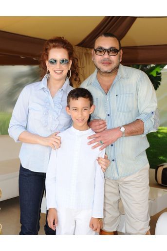 Moulay Hassan, fils du roi Mohammed VI et prince héritier du Royaume du Maroc, en famille
