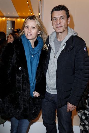 Sarah et Marc Lavoine à Paris le 27 janvier 2016