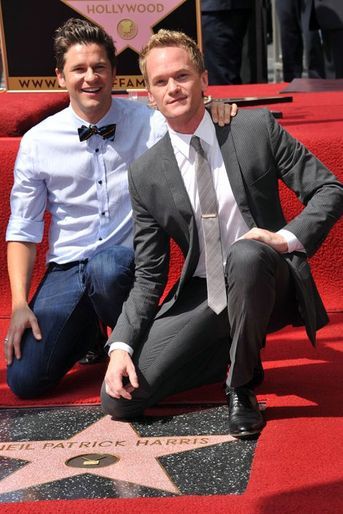 David Burtka et Neil Patrick Harris à Hollywood, le 15 septembre 2011.