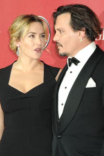 Kate Winslet et Johnny Depp