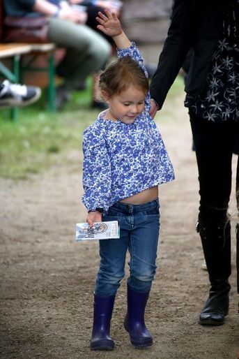 La princesse Athena de Danemark à Tonder, le 30 août 2015
