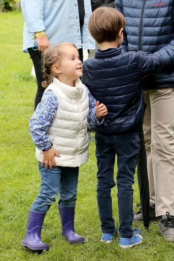 La princesse Athena et le prince Henrik de Danemark à Tonder, le 30 août 2015