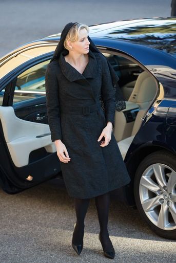 La princesse Charlène de Monaco, à Monaco le 7 avril 2015