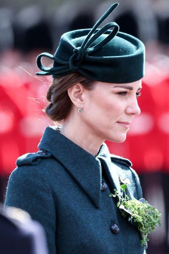Kate Middleton à Aldershot, le 17 mars 2022