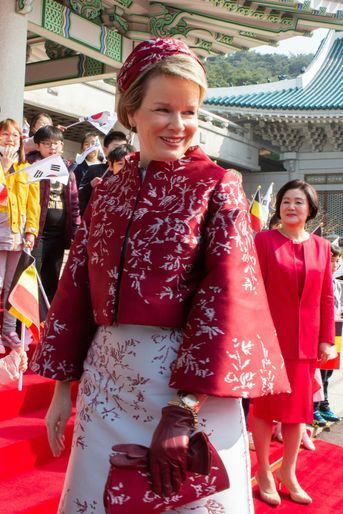 La reine des Belges Mathilde en Corée du Sud, le 26 mars 2019
