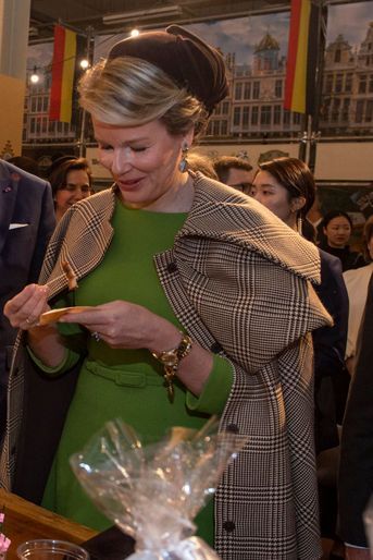 La reine des Belges Mathilde en Corée du Sud, le 28 mars 2019
