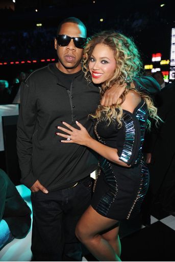Beyoncé et Jay-Z dans les coulisses des MTV Europe Music Awards à Berlin en 2009