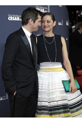 Guillaume Canet et Marion Cotillard sur le tapis rouge des César 2015
