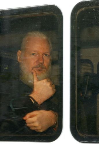 Julian Assange à Londres, le 11 avril 2019.