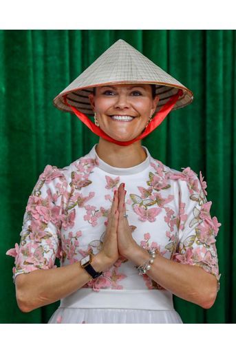 La princesse Victoria de Suède à Hanoi au Vietnam, le 6 mai 2019