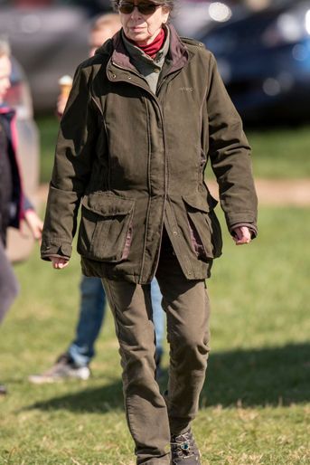 La princesse Anne à Gatcombe Park, le 24 mars 2019