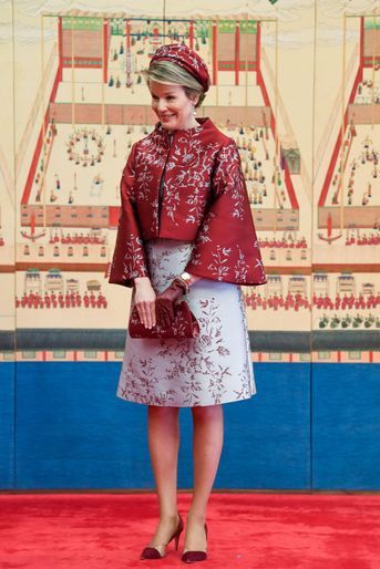 La reine des Belges Mathilde à Séoul, le 26 mars 2019