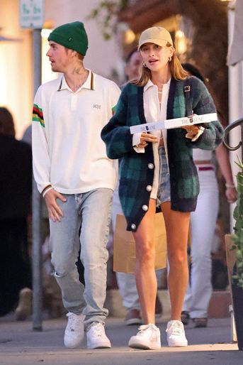 Justin et Hailey Bieber à Montecito le 5 août 2021